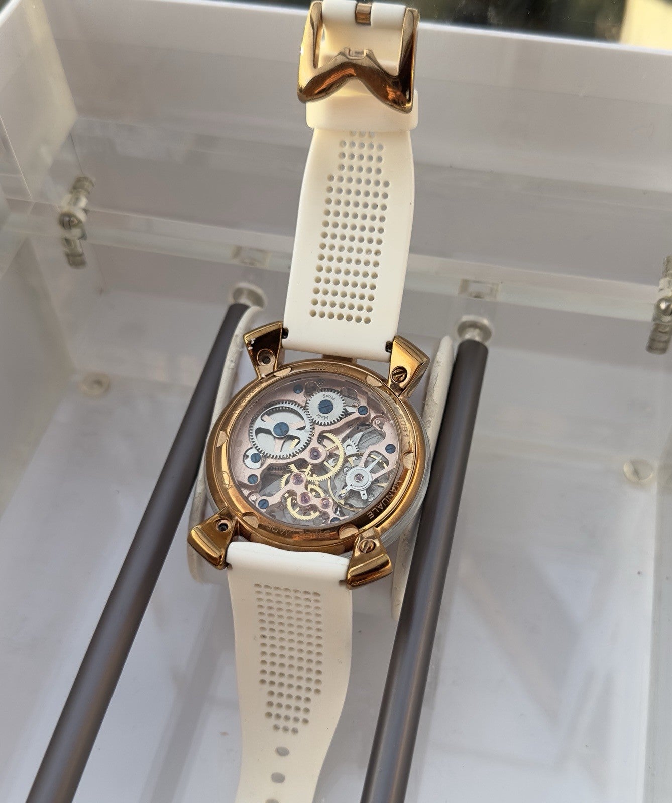 Gaga Milano Manuale Crystal Skeleton