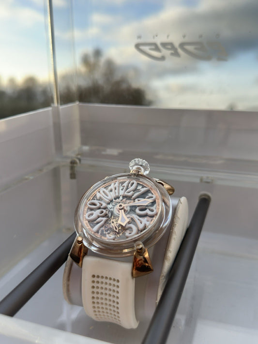 Gaga Milano Manuale Crystal Skeleton